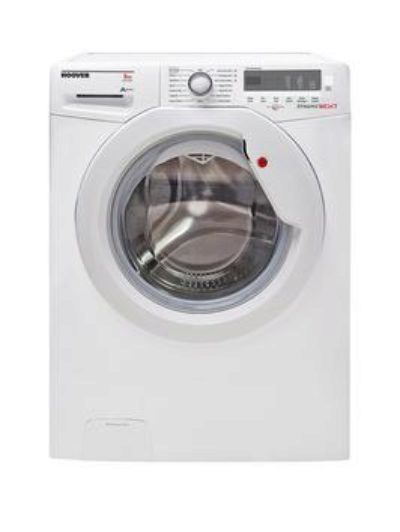 Hoover Dynamic Next Classic Dxc E48Aw3 8Kg Load, 1400 Spin Washing Machine - White